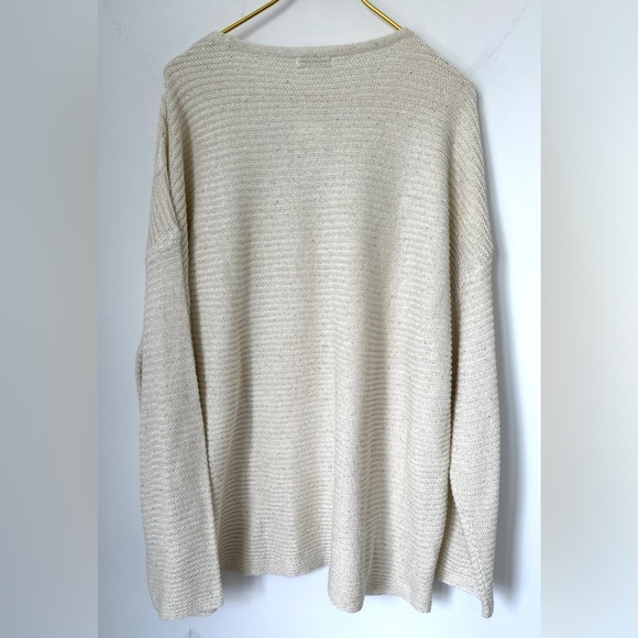 NWT Cato Cream Ivory Metallic Sequin Knit Pullover Sweater Women’s Plus 26/28W - Picture 3 of 8